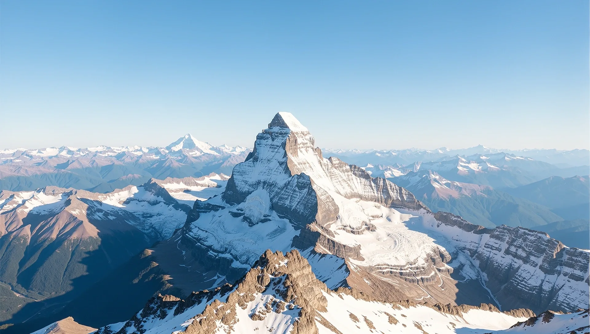 Swiss Alpine peaks